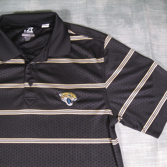 Cutter Buck Jacksonvile Jaguars Golf Shirt Medium - Picture 3 of 6